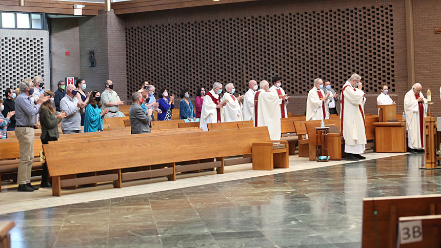 Mass honors 60 years for Monsignor Jerry Lewis