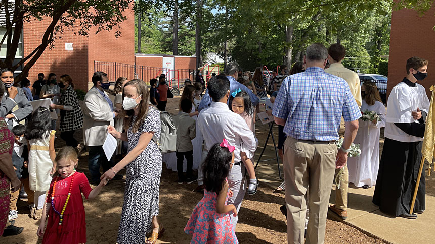 May Crowning, Our Lady of Lourdes Parish, Raleigh, NC