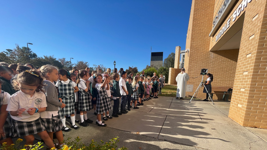 Parish welcomes second array of solar panels