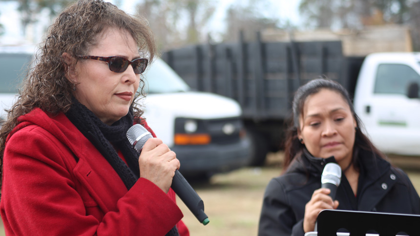 New land blessed; St. Andrew in Red Springs to build new church