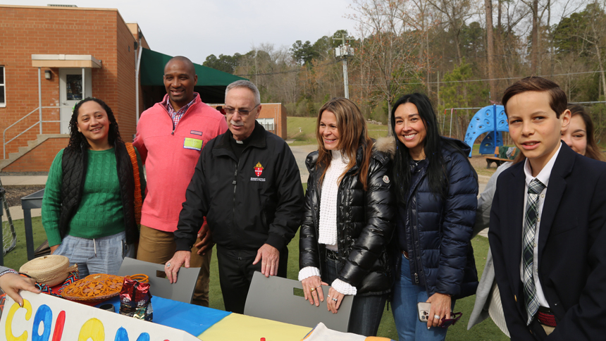 Bishop Zarama celebrates multicultural Mass at St. Thomas More School