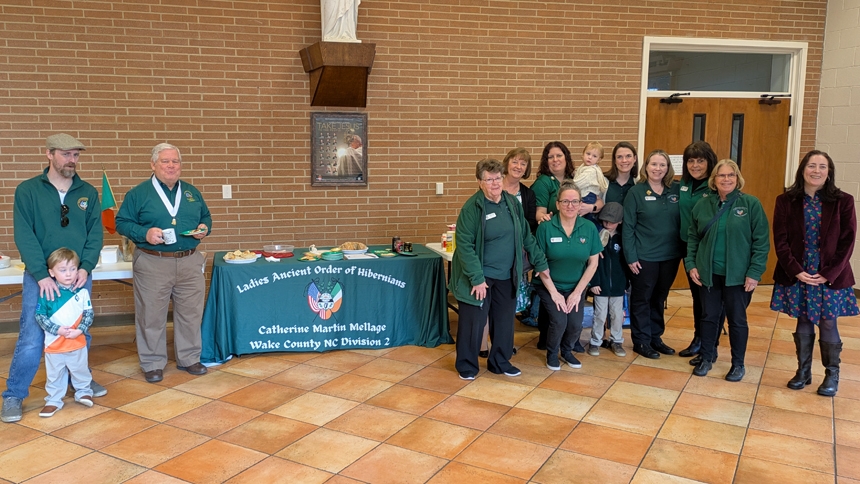 Ladies AOH observes St. Brigid feast day