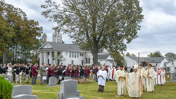 Faithful gather in Newton Grove on All Souls Day