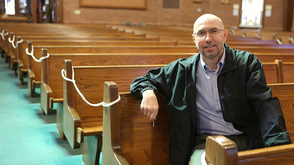 Father Roch Drozdzik, pastor of St. Mary Church and School in Goldsboro