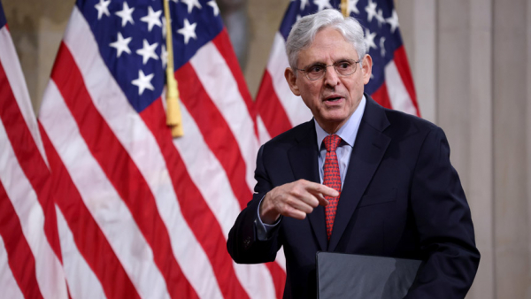 U.S. Attorney General Merrick Garland is seen at the Justice Department in Washington June 15, 2021. (CNS photo/Win McNamee, Pool via Reuters)